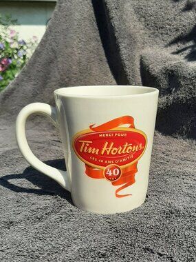 Tim Hortons 40th Anniversary Coffee Cup Mug
